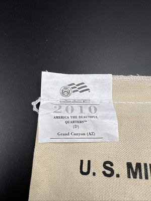 U.S. Mint Bag 100 2010 D Grand Canyon Arizona ATB Quarter Coins BU UNC