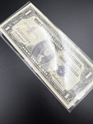 2 Note Dollar Collector Lot VF Detail 1963 A $1 Signed FRN & 1957 $1 Silver Cert
