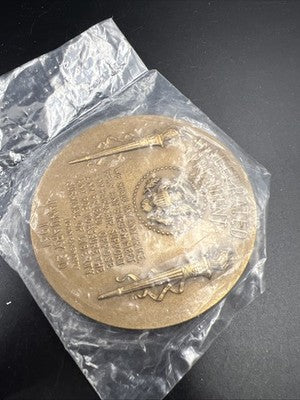 John F Kennedy Inaugural Large Size Bronze Medal