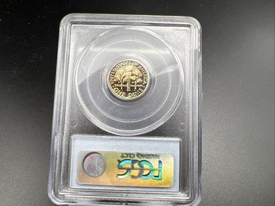 1989 S 10c Roosevelt Copper Nickel Dime Coin PCGS PR69 DCAM #131