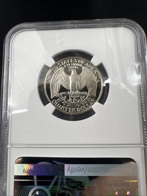 1983 S 25c Washington Proof Copper Nickel Clad Quarter Coin NGC PF69 UCAM #002