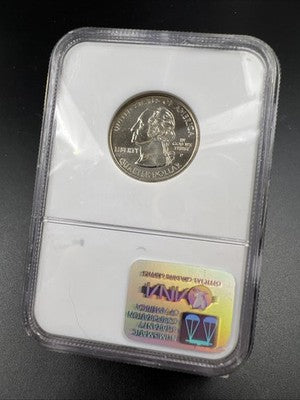 2001 P Vermont Statehood Quarter NGC MS65 W #012