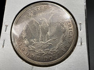 1921 $1 Morgan Silver Dollar Coin CH AU About UNC PQ Toning Toner Obverse SK#a