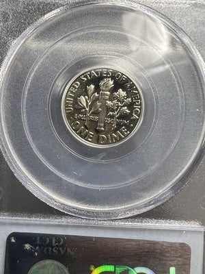 1977 S 10c Roosevelt Copper Nickel Dime Coin PCGS PR69 DCAM #861