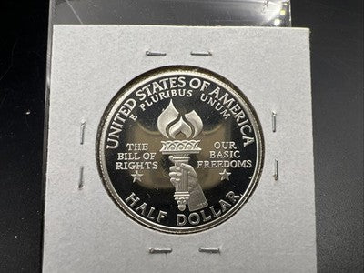 1993 S Madison 90% Silver Proof Half Dollar Coin