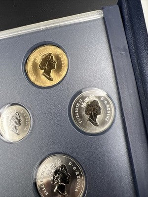 1996 Canada Specimen 6 Coin Gem Uncirculated Set w/ used Box COA