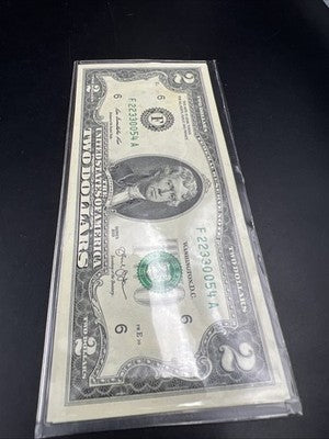 2 Consc 2013 $2 FRN CH AU Notes Repeat Serial #22330055 & #22330054