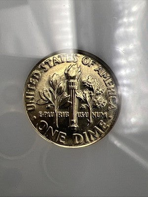 1996 W West Point Roosevelt Copper Nickel Dime Coin GEM BU in Capital Plastics