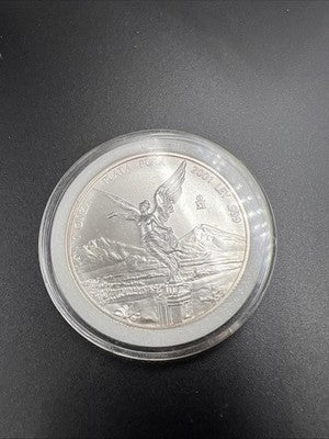 2001 Mo 1 oz Onza Mexico Libertad Gem BU UNC Ley .999 Plata Pura Semi SKU#A1