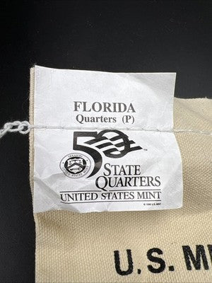 U.S. Mint Bag of 100 2004 P 25c Florida State Statehood Quarters BU UNC