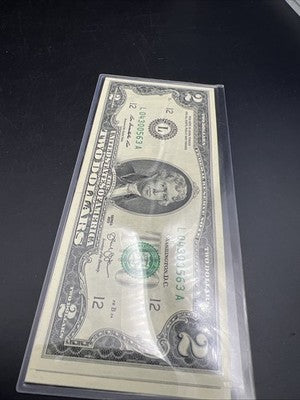 3 Consecutive 2013 $2 FRN Federal Reserve Notes CH UNC #563 Neat Serial #s