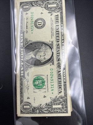 Lot of 10 2013 Star * $1 FRN Federal Reserve Notes Circ #314