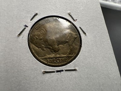 1913 P Type 1 5c Buffalo Five Cents Nickel Coin XF Extra Fine Toned