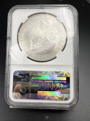 2011 Matte Britannia 1 Oz Silver Coin 1 of 2337 Struck Limited Edition NGC