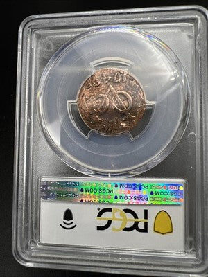 1789 VOC Netherlands East Indies Duit Holland Coin New York Penny PCGS Genuine B