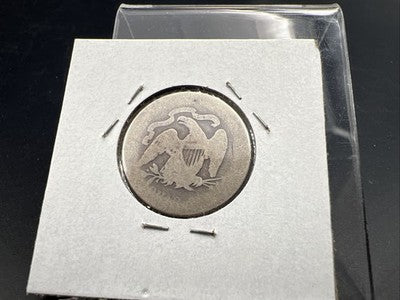1877 P 25c Liberty Seated Quarter Coi Choice AG About Good Full Date SKU#A