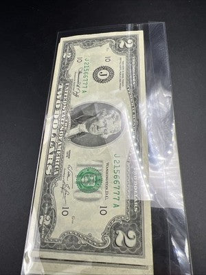 Lot of 4 1976 Bicentennial $2 Two Dollar Bills Circulated #777