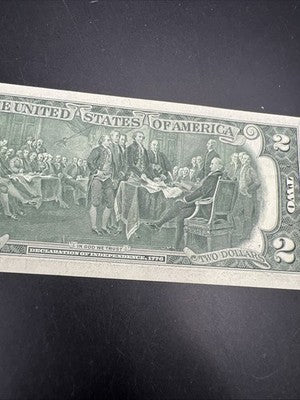 Atlanta Postal 1976 $2 Bicentennial Two Dollar Bill FRN Note CH UNC #860