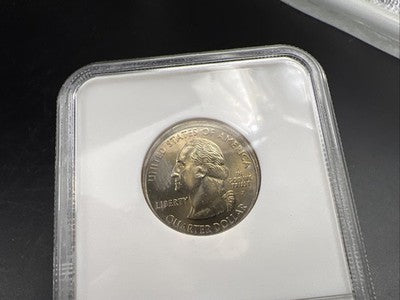 2000 P 25c South Carolina State Quarter Coin Partial Collar Error BU UNC