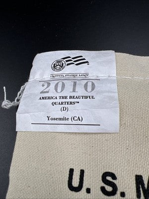 U.S. Mint Bag 100 2010 D Yosemite ATB Quarter Coins BU UNC