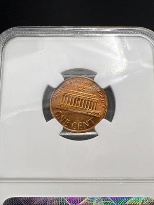 1979 P 1c Lincoln Memorial Cent Penny MS63 RD NGC #001