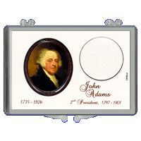 Marcus 2007 $1 J. Adams Coin Holder
