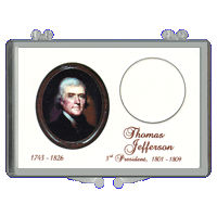 Marcus 2007 $1 Jefferson Coin Holder