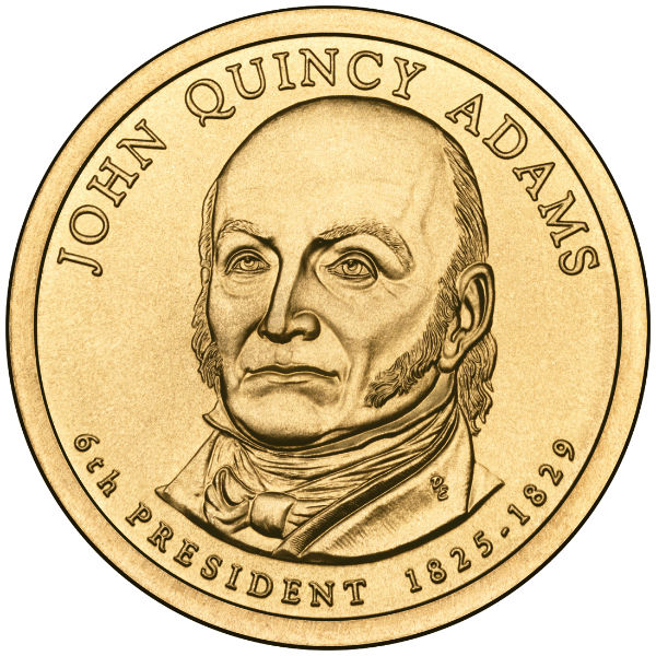 2008P $1 J.Q. Adams 25-Coin Roll