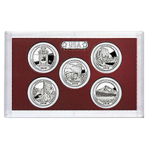 2010S 5-Piece Quarter Silver Proof Set – Robinson's Coin Town