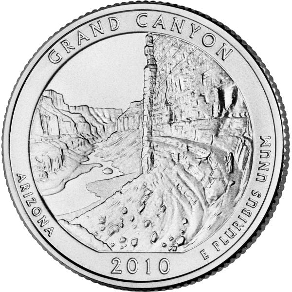 2010 D Grand Canyon National Park (Arizona) 40 Coin Roll ATB National Park Quarter