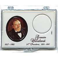 Marcus 2012 $1 Cleveland Coin Holder Presidential Dollar Snaplock