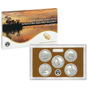 2014S 5-piece quarter Proof set