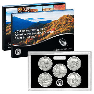 2014S 5-piece quarter Silver Proof set