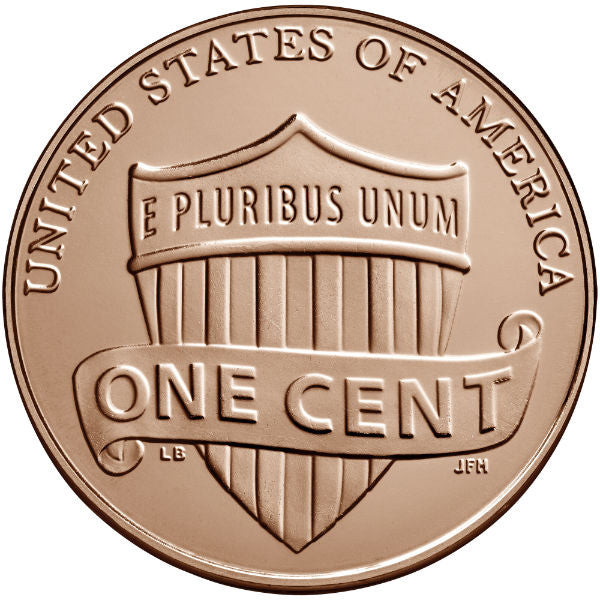 2016 P 1C Lincoln Shield Cent Penny Cent Penny coin