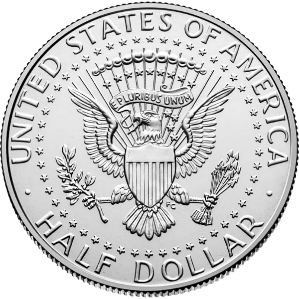 2017 D 50C Kennedy Clad Half Dollar Single Coin BU