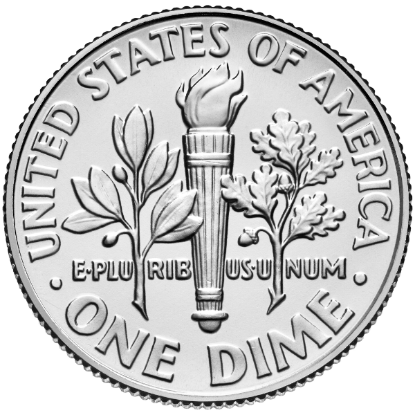 2018 P 10C Roosevelt Dime Single Coin