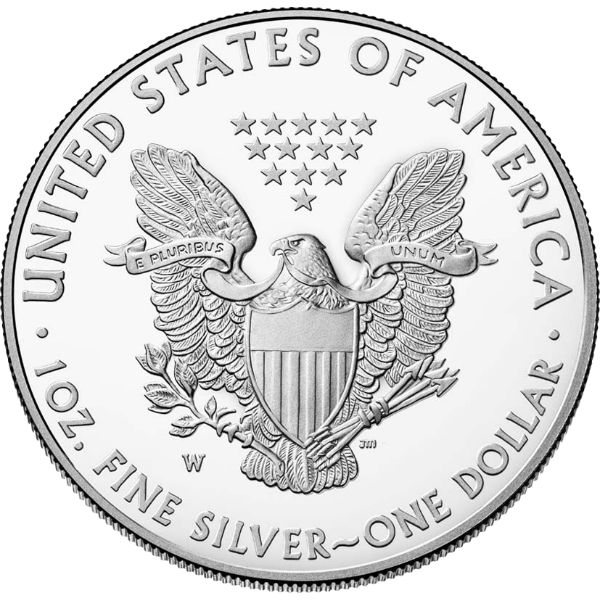 2017 W $1 Silver Eagle 1 oz ASE American BU UNC Business Strike Single Coin