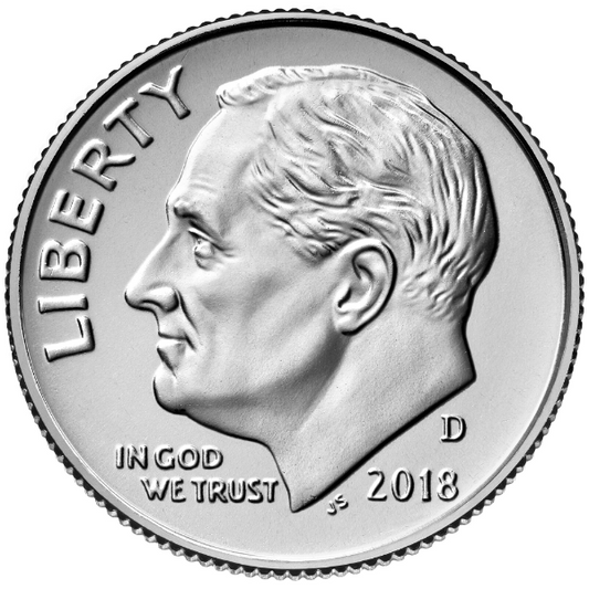2018 D 10C Roosevelt Dime Single Coin