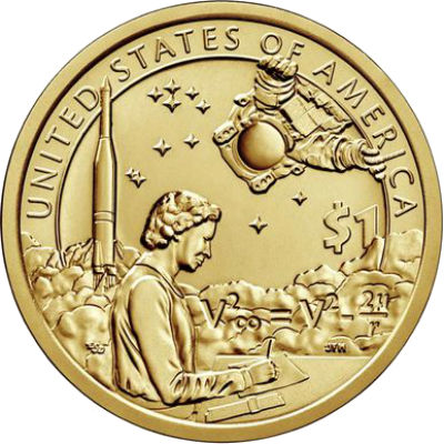 2019 P $1 Native American (Space Program) Golden Dollar Single Coin BU