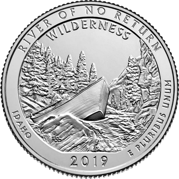 2019 D Frank Church River of No Return Wilderness (Idaho) ATB America The Beautiful Single Coin BU