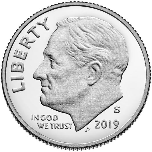 2019-S Roosevelt Dime obverse