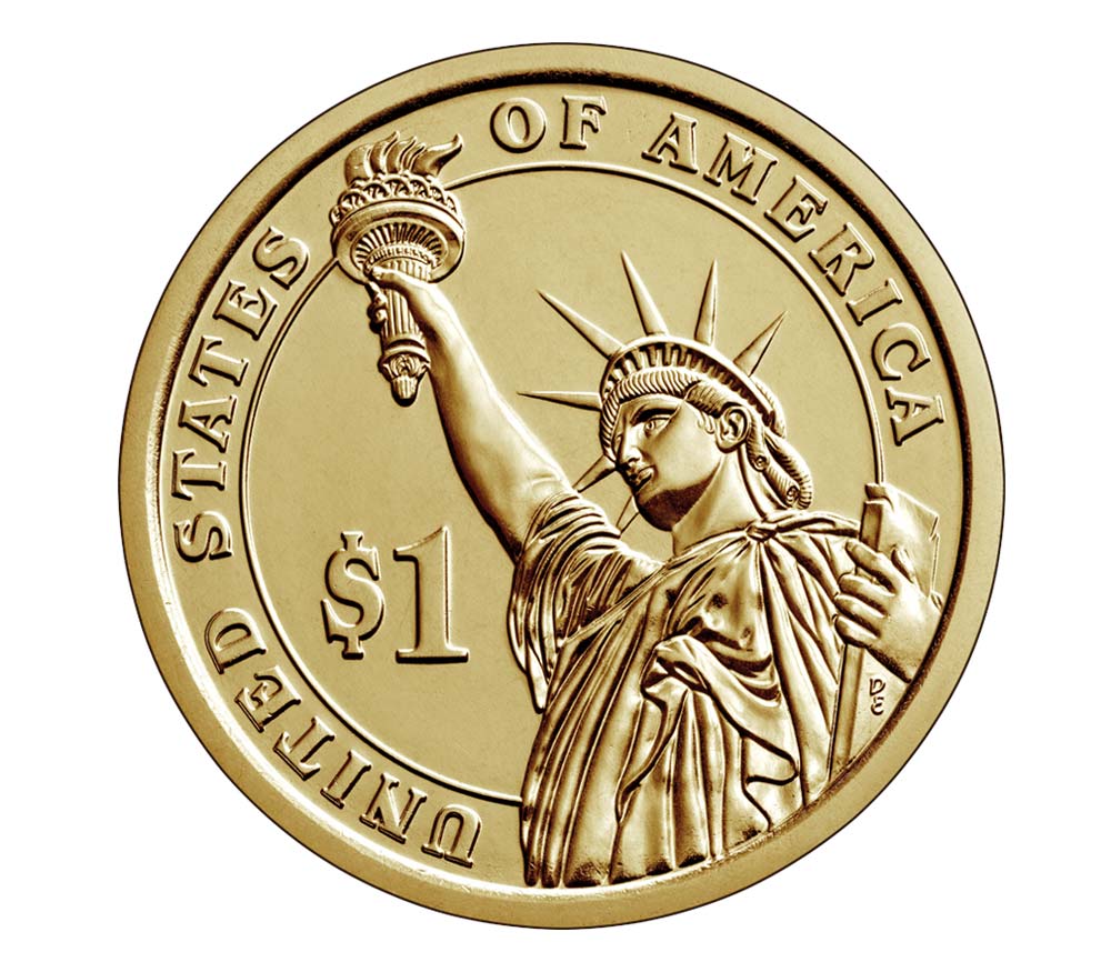 2020 P $1 George H.W. Bush Golden Dollar Single Coin Presidential