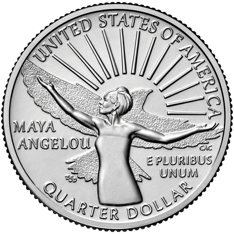 2022 D 25c American Women Quarter Maya Angelou Single Coin BU UNC Uncirculated