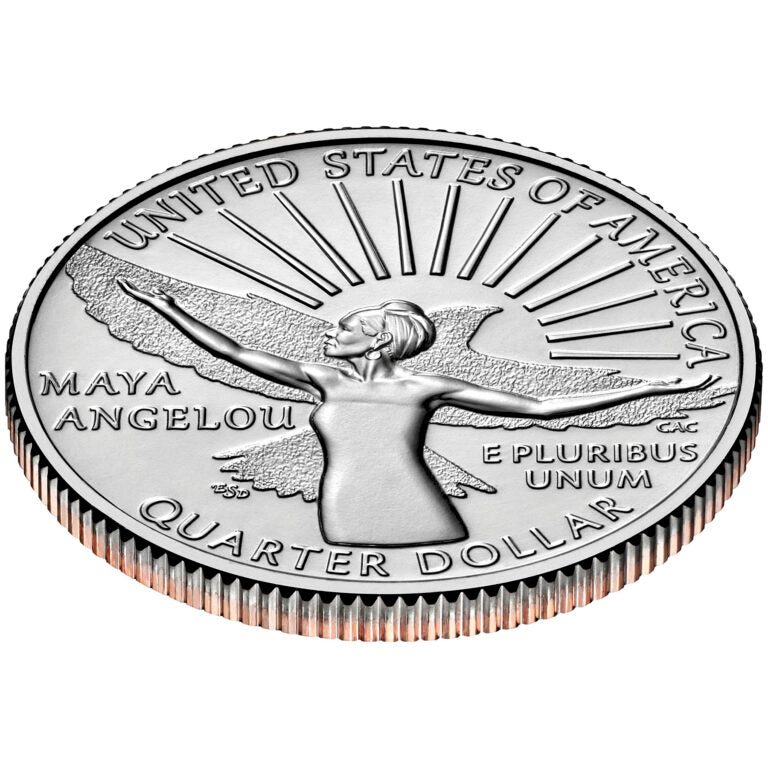 2022 P 25c American Women Quarter Maya Angelou Single Coin BU UNC Uncirculated