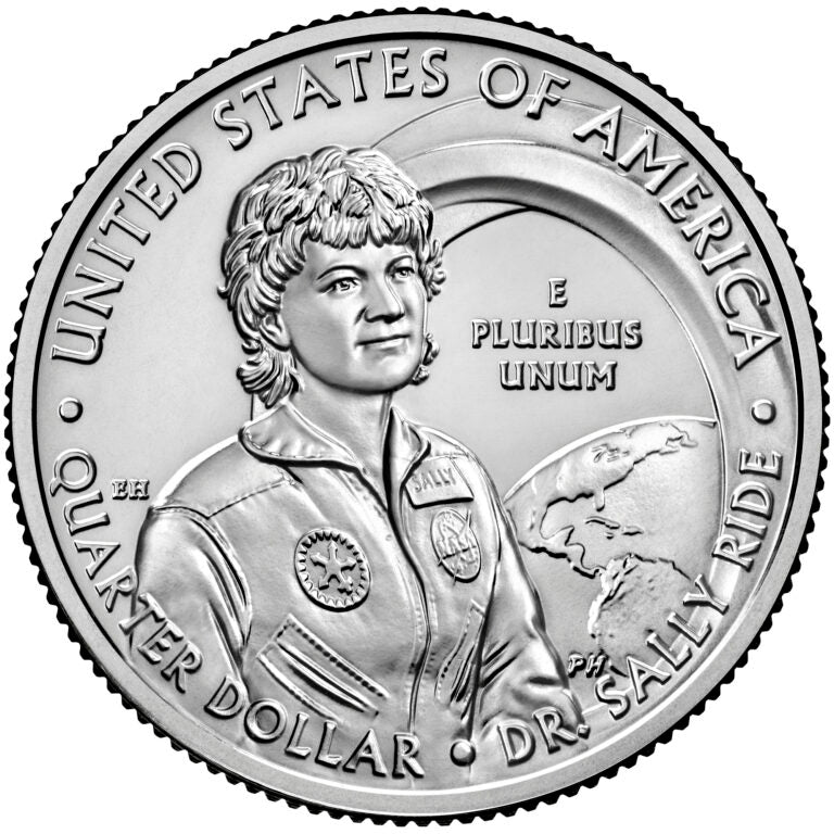 2022 P 25c American Women Quarter Sally Ride Single Coin BU UNC Uncirculated
