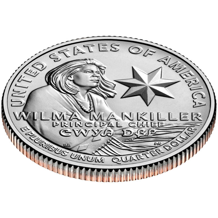 2022 P 25c American Women Quarter Wilma Mankiller Single Coin BU UNC Uncirculated