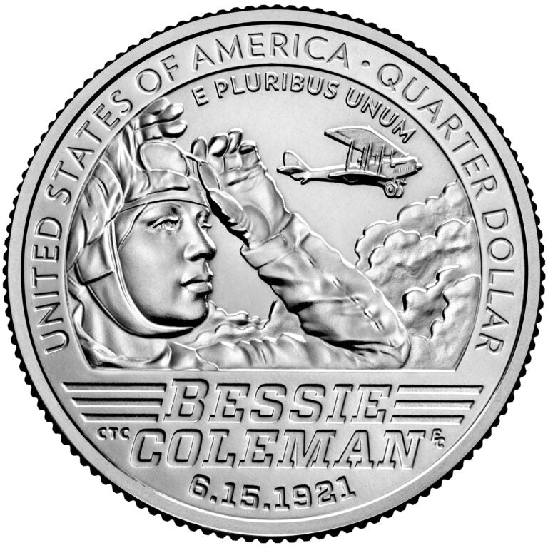 2023 P 25c American Women Quarter Bessie Coleman Single Coin BU UNC Uncirculated