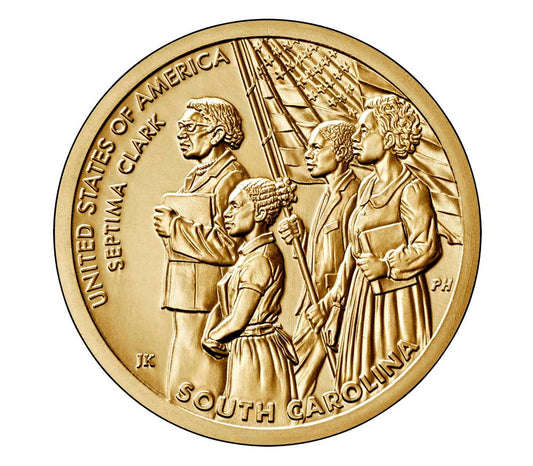 2020 D $1 American Innovation Dollar South Carolina Golden Dollar Single Coin BU