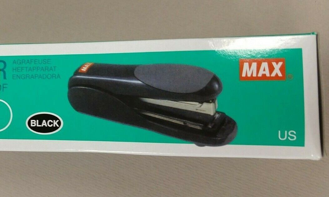 MAX HD-50DF TWIN LEVER FLAT CLINCH STAPLER FOR 2 X 2 COIN USA NEW FOR FLAT STAPL