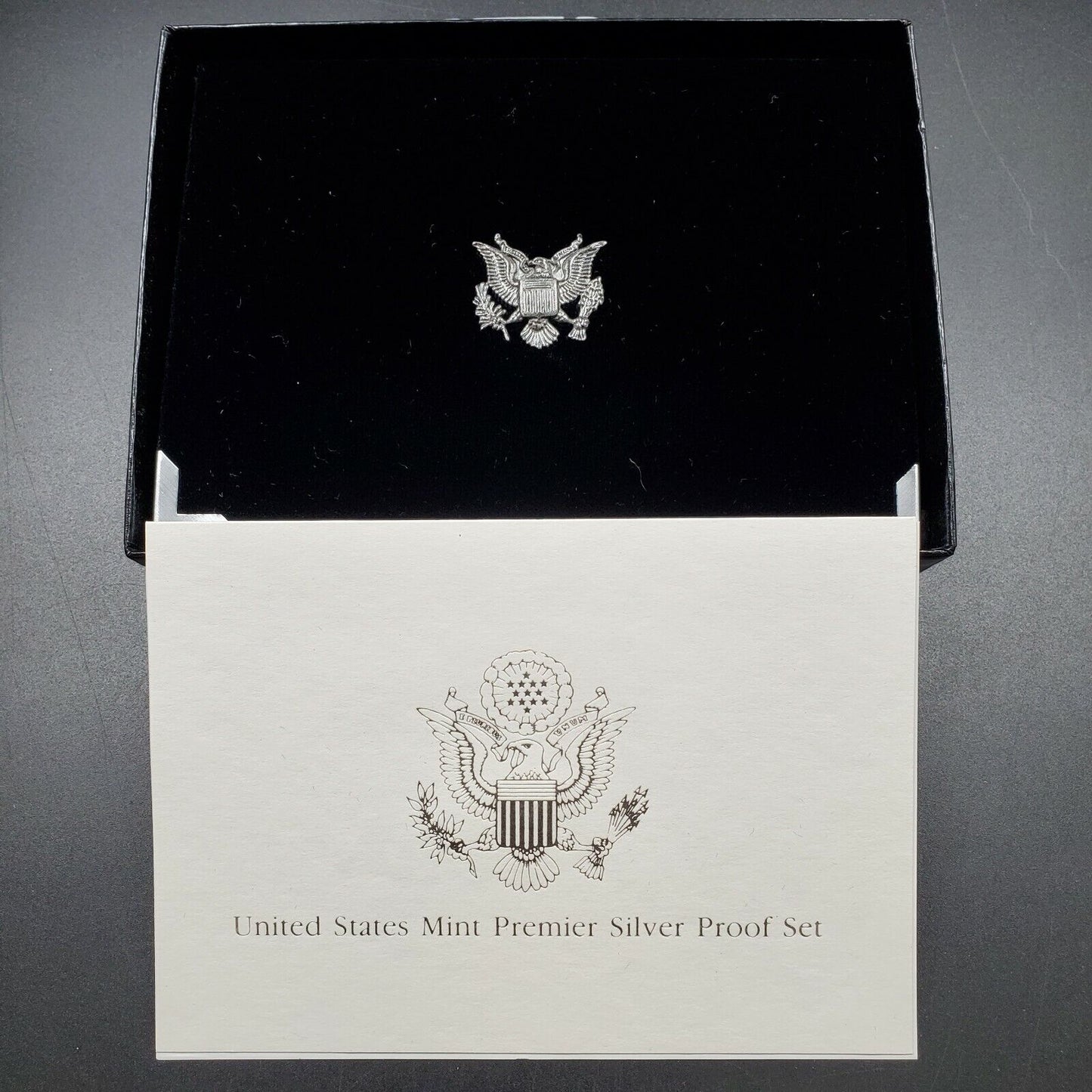 1996 S US Mint Premier Silver Proof Set OGP Box COA - RobinsonsCoinTown